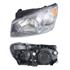 Left Headlamp (Black Bezel, Takes H4 Bulb, Supplied With Motor) for Kia CERATO 2004 on