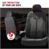 Walser Basic Zipp It Corso Front Car Seat Covers (with side bolster protection)   Black