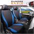 Walser Basic Zipp It Dundee Front Car Seat Covers with Zip System   Black/ Blue   Audi E TRON GT Saloon 2020 Onwards