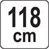 BROOM STEEL HANDLE COATED 110CM