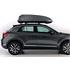 Modula Travel Easy Quick Fit Roof Box with Single Opening System and Central Locking   Embossed Matt Grey