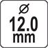 TWIST DRILL BIT HSS 12.0MM