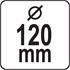 SHOWER HANDLE SILVER MOON 120MM 3FUNCT.