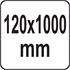F CLAMP 120x1000MM