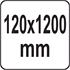 F CLAMP 120x1200MM