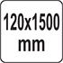 F CLAMP 120x1500MM