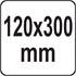 F CLAMP 120x300MM