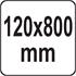 F CLAMP 800x120MM