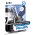 Philips WhiteVision 12V H11 55W PGJ19 2 Bulb   Single
