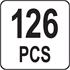 126PCS BRUSHLESS CORD POW DRI 18V42NMSET