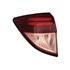 Left Rear Lamp (Outer, On Quarter Panel, LED, Dark Red, for Models with LED Headlamps) for Honda HR V 2015 to 2019