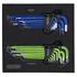 Draper 12823 TX STAR Metric Ball End Hex Key Sets in EVA Storage Tray (18 Piece)