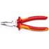 KNIPEX 13185 Needle Nose Combination Pliers insulated with multi component grips, 185mm