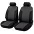 Walser Portland Front Car Seat Covers   Black & Grey For Mercedes E CLASS Estate 2003 2009