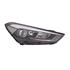 Right Headlamp (Halogen, Takes H7 / H7 Bulbs, With LED Daytime Running Light, Supplied Without Motor) for Hyundai TUCSON 2015 2018