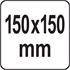 LINEAR DRAIN QUAD 150X150 MM WET&DRY