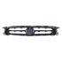 Mazda 2 2015 2019 Front Bumper Grille, Upper Section, Matt Dark Grey, Supplied Without Chrome Trims