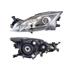 Left Headlamp (Halogen, Takes H11 / H9 Bulbs,  With Black Bezel, Supplied Without Motor) for Mazda 6 2008 2010
