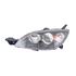 Left Headlamp (Halogen, Takes HB3 / H7 Bulbs, Hatchback Models, Manual / Electric Adjustment, Supplied Without Moto) for Mazda 3 2004 2009
