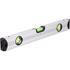 SPIRIT LEVEL, ALUMINIUM, 3 VIALS, 400MM