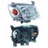 Right Headlamp (Halogen, Takes H4 Bulb, Silver / Black Bezel) for Mazda BT 50 2006 2008