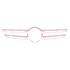Mercedes GLC Class, X253 2015 2019 Front Bumper Grille Moulding, Painted Silver, Supplied Without Chrome Trims, TUV Approved