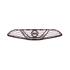 Nissan Micra 2014 2017 Front Bumper Grille, Matt Black, With Chrome Trim, TUV Approved