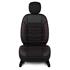 CARBON Style Seat Covers (Black/Red) For Citroen C ZERO 2010 Onwards