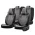Premium VOYAGER GREY Linen Car Seat Covers With Neck Pillows    For Vauxhall ASTRA Mk III Estate 1991 1998