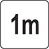 PLASTIC FOLDING RULE 1M