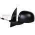 Left Wing Mirror (manual, black cover) for FIAT PANDA Van,  2010 2012