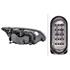 Focus '05 '08 LH Headlamp, Black Bezel, Original Equipment   1LL010201071