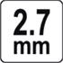 GRASS TRIMMER LINE 2.7MMx15M EXTRANYL