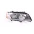 Right Headlamp (With Clear Indicator, Halogen, Takes H7/HB3 Bulbs, Supplied With Motor) for BMW X5 2000 2003