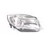 Right Headlamp (Halogen, Reflector Type, Takes H4 Bulb, Supplied With Motor) for Skoda ROOMSTER 2007 2010