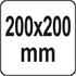 LINEAR DRAIN QUAD 200X200 MM WET&DRY