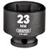 Draper 20172 Hi TORQ Metric Impact Socket, 3/8" Sq. Dr., 23mm 