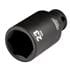 Draper 20181 HI TORQ Metric Deep Impact Socket, 3/8" Sq. Dr., 23mm