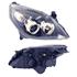Right Headlamp (Halogen, Takes H1 / H7 Bulbs, With Black Bezel, Original Equipment) for Opel VECTRA C Estate 2006 on