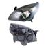 Left Headlamp (Black Bezel, Halogen, Takes H1/H7 Bulbs, Supplied With Motor) for Opel VECTRA C 2006 on