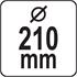 TCT BLADE FOR ALUMINIUM D210 T72 d30