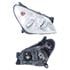 Right Headlamp (With Chrome Bezel, Halogen, Takes H7 / H1 Bulbs, Supplied With Motor, Original Equipment) for Vauxhall ASTRA MK V Estate 2007 2009