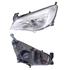 Left Headlamp (Chrome Bezel, Halogen, Takes H7/H7 Bulbs, Supplied With Bulbs and Motor, Original Equipment) for Opel ASTRA Sports Tourer  2010 2012