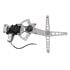 Front Right Electric Window Regulator (with motor) for OPEL COMBO, 1994 2001, 4 Door Models, WITHOUT One Touch/Antipinch, motor has 2 pins/wires
