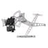Front Right Electric Window Regulator (with motor, one touch operation) for OPEL CORSA C (F08, F68), 2000 2006, 4 Door Models, One Touch Version, motor has 6 or more pins