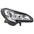 Right Headlamp (Halogen, Takes H7 / H7 Bulbs, Black Bezel, With LED Daytime Running Light, Supplied With Motor) for Opel CORSA E 2015 2019