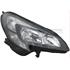 Right Headlamp (Halogen, Takes H7 / H7 Bulbs, Black Bezel, With LED Daytime Running Light, Supplied With Motor & Bulbs, Original Equipment) for Opel CORSA E 2015 on