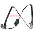 METZGER Window Regulator, Left Front Electric without electric motor (2160040)