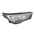 Right Headlamp (Halogen, Takes H7 / H7 Bulbs, With LED Daytime Running Light, Original Equipment) for Vauxhall Crossland X 2017 on