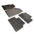 Elite Tailored Car Mats for Hyundai i30 Hatchback, 2011 2017   Grey   4 Piece   3 Clips